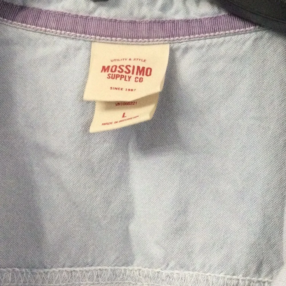 Mossimo denim button up sz L - Picture 2 of 3